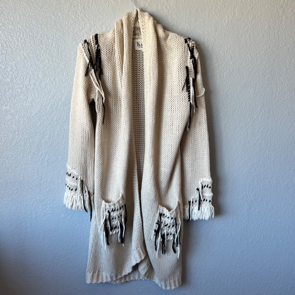 For Love and Lemons oversized size S Denver long cardigan - Picture 2 of 11